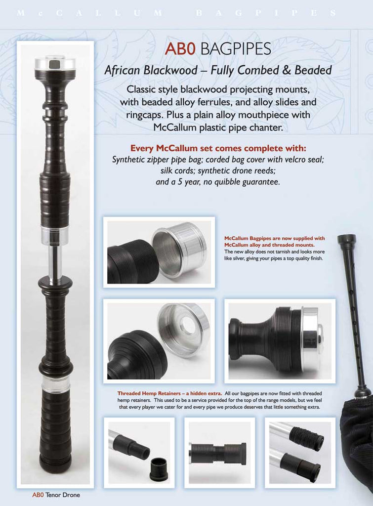 McCallum Bagpipes - AB0