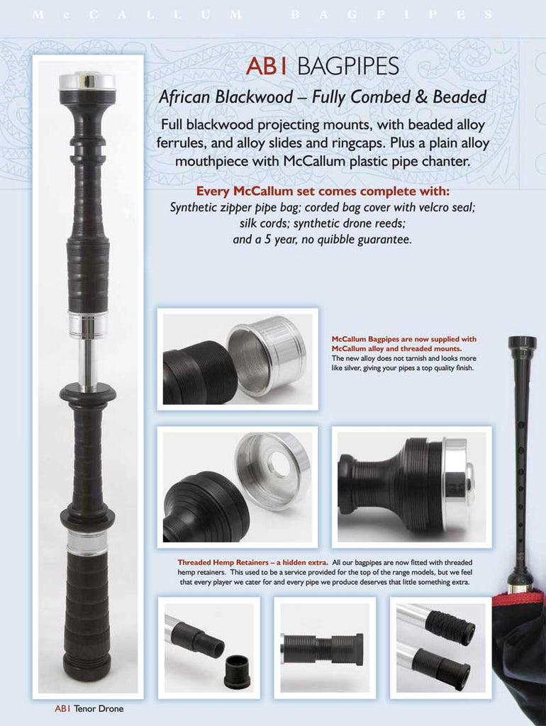 McCallum Bagpipes - AB1