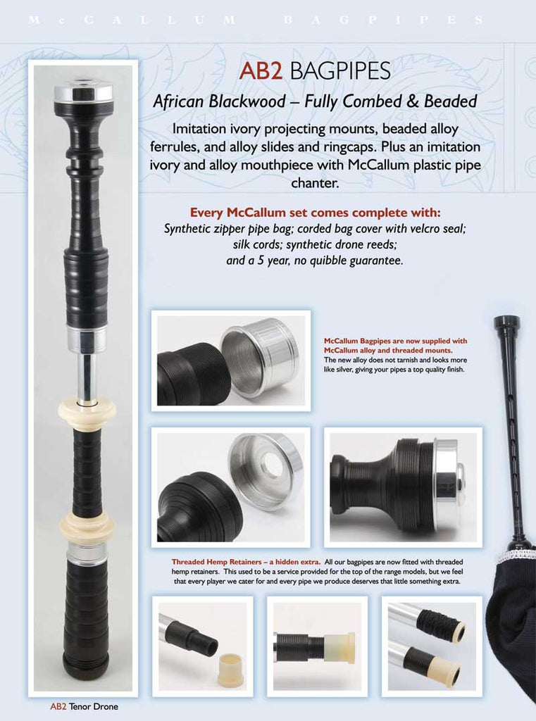 McCallum Bagpipes - AB2