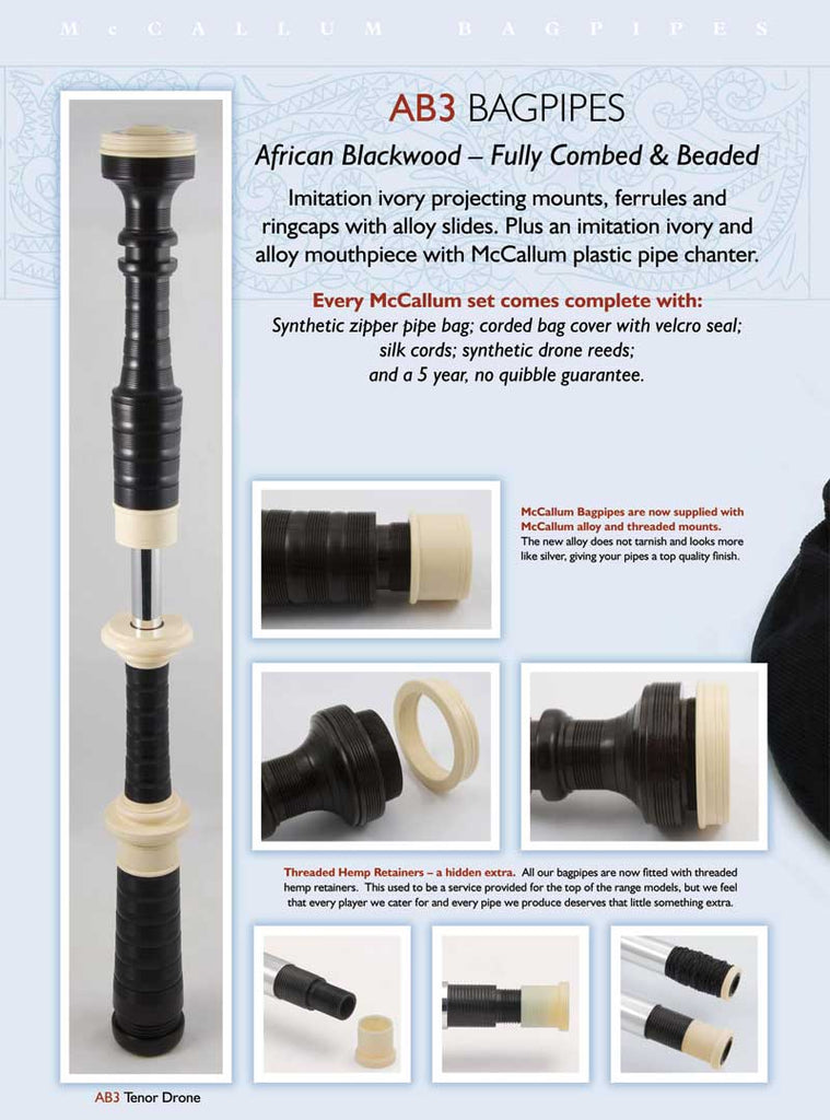 McCallum Bagpipes - AB3