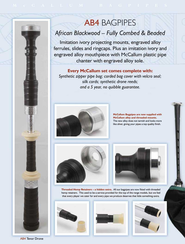 McCallum Bagpipes - AB4